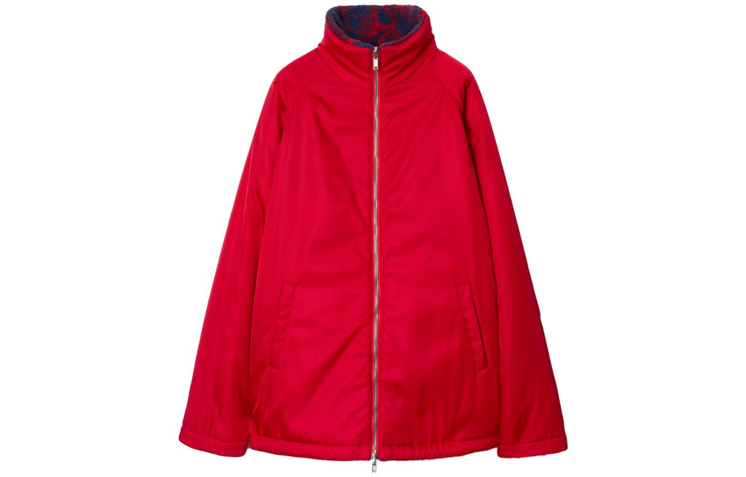 (Women) Burberry FW23  Rose Print Casual Stand Collar Cotton Jacket Multicolor 80774151 圖 4