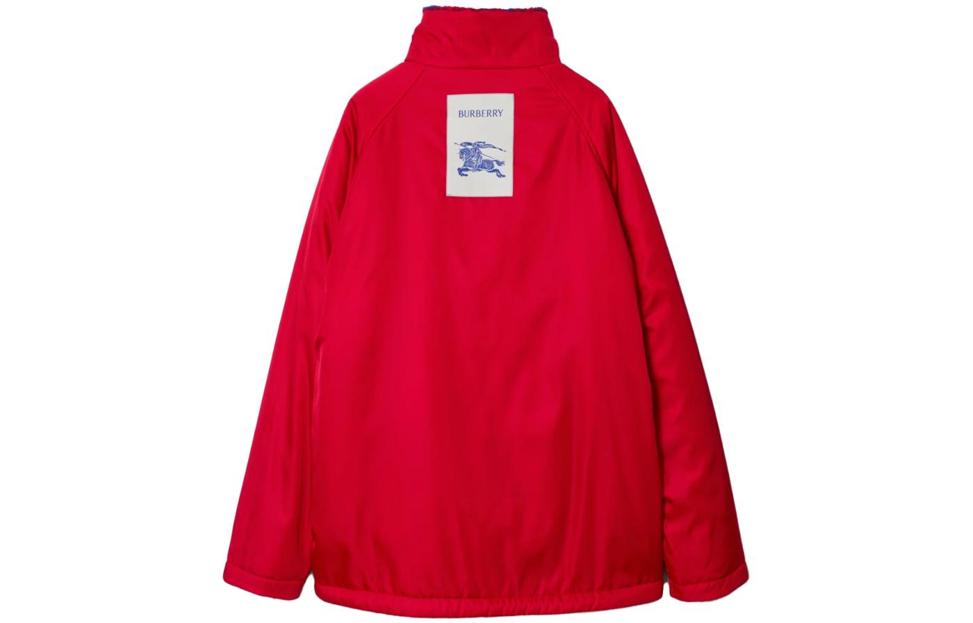 (Women) Burberry FW23  Rose Print Casual Stand Collar Cotton Jacket Multicolor 80774151 圖 5