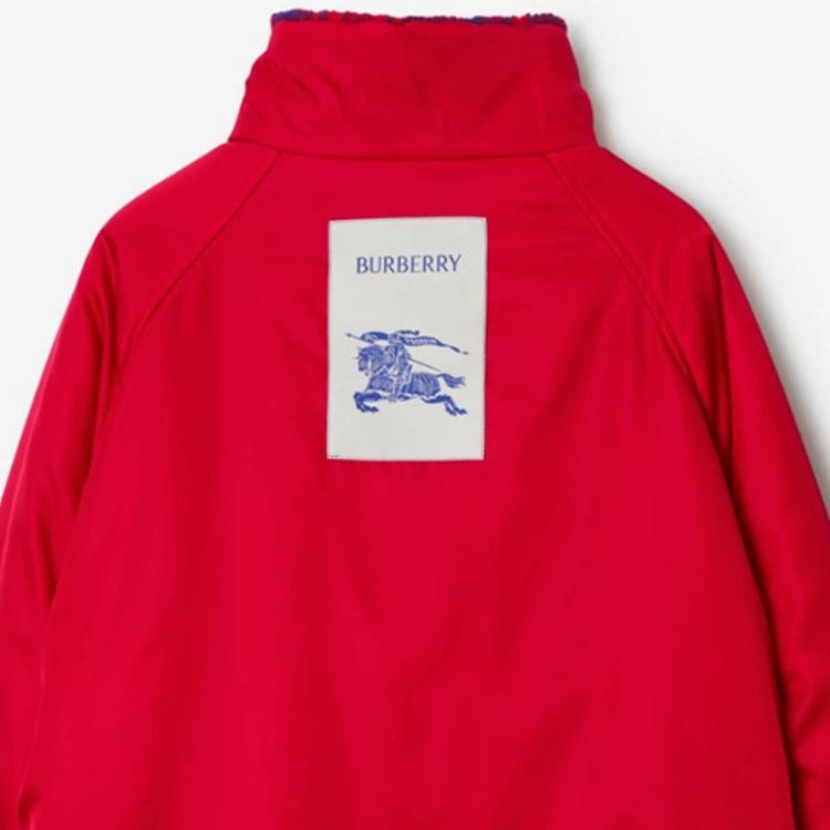 (Women) Burberry FW23  Rose Print Casual Stand Collar Cotton Jacket Multicolor 80774151 圖 7