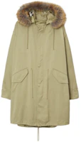 Order (W) Burberry FW23 單排扣毛領大衣淺棕色. 80791971
