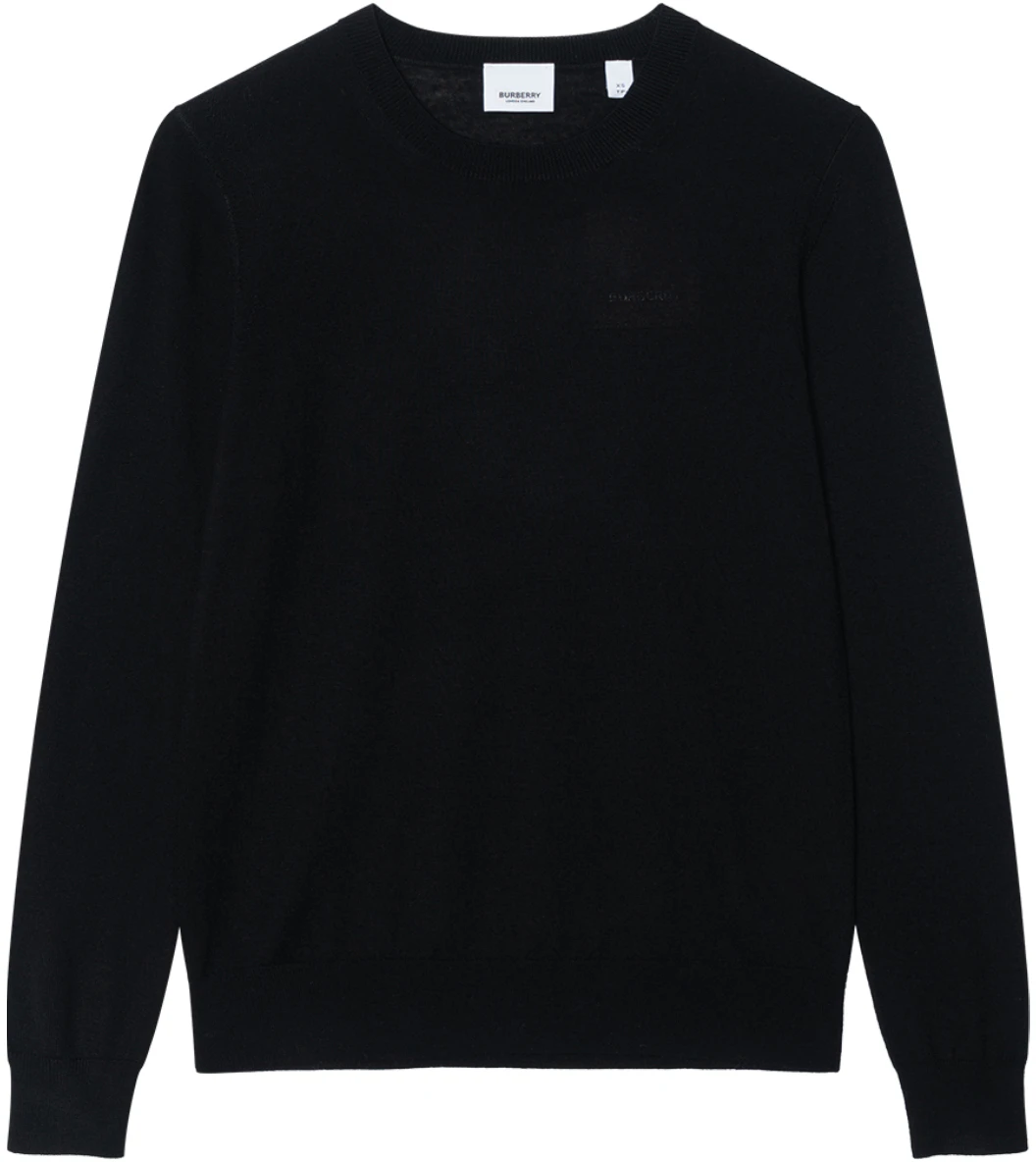 women-burberry-fw-23-solid-color-crewneck-knit-sweater-black-80750081