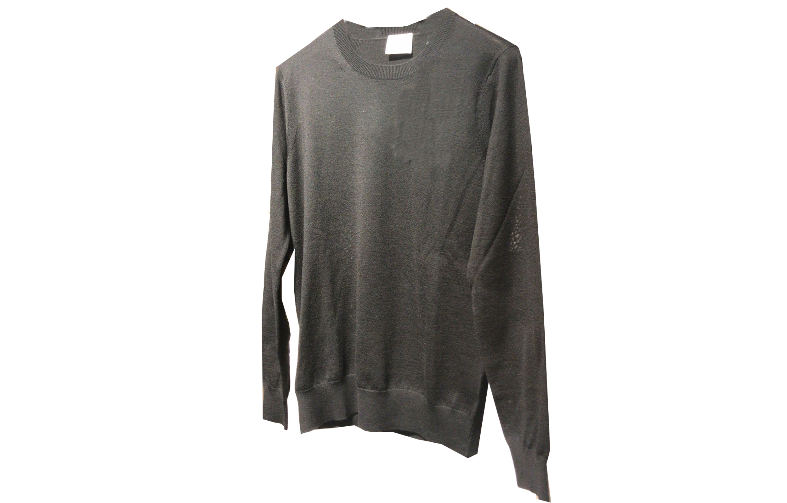 Order (W) 巴宝莉 2023秋冬纯色黑色圆领针织毛衣。 80750081