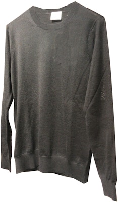 (W) 巴宝莉 2023秋冬纯色黑色圆领针织毛衣。 80750081 Order (W) 巴宝莉 2023秋冬纯色黑色圆领针织毛衣。 80750081