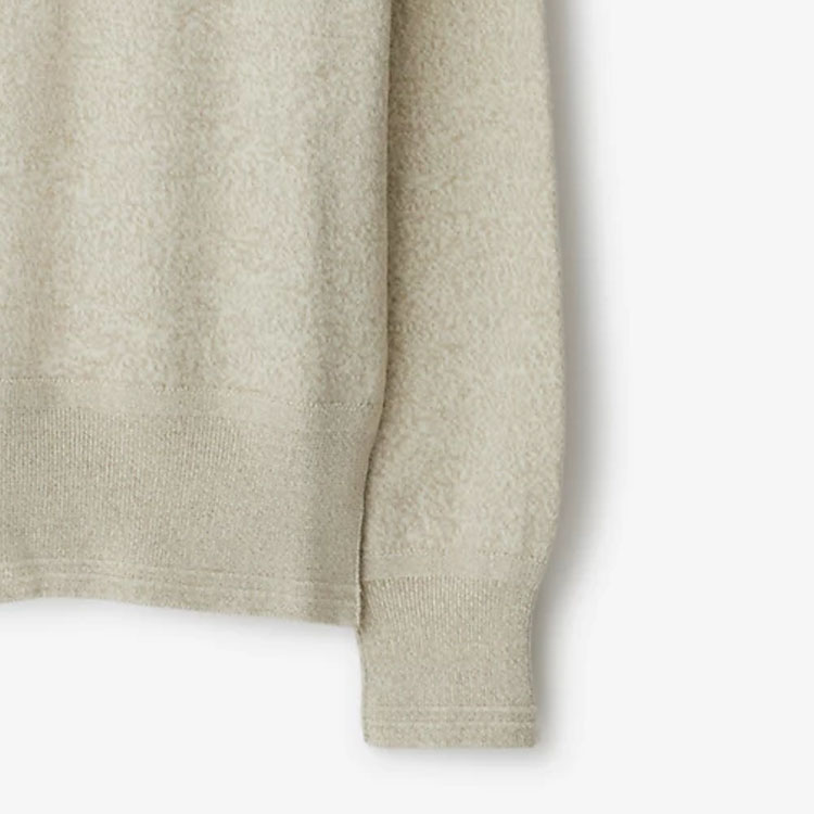 (Women) Burberry FW23  Solid Color Crewneck Knit Sweater Long Sleeve Casual. 80775871 圖 3