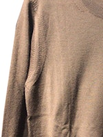 (W) Burberry FW23 Sweater Rajut Crewneck Warna Solid Coklat 80750161 Shop (W) Burberry FW23 Sweater Rajut Crewneck Warna Solid Coklat 80750161