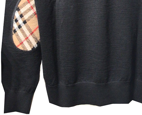 (W) 巴宝莉 2023秋冬纯色黑色圆领针织毛衣。 80750081 Details for (W) 巴宝莉 2023秋冬纯色黑色圆领针织毛衣。 80750081