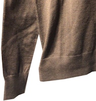 (W) Burberry FW23 Sweater Rajut Crewneck Warna Solid Coklat 80750161 Sizing (W) Burberry FW23 Sweater Rajut Crewneck Warna Solid Coklat 80750161