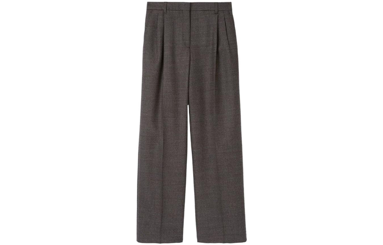 Details for (W) 博柏利 2023秋冬纯色宽松休闲长裤 80725361