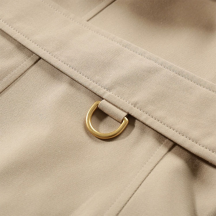 Cheap (W) Abrigo Burberry FW23 Clásico Cruzado con Cuello Cuadrado. 80794081