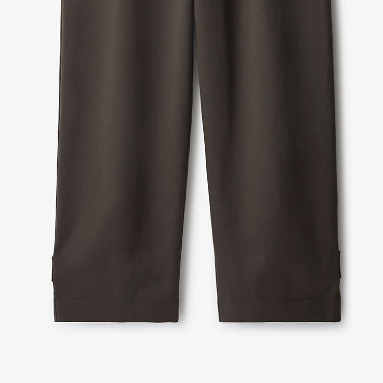 Sizing (W) 버버리 FW23 솔리드 스트레이트 캐주얼 팬츠 프론트 버튼. 80777301