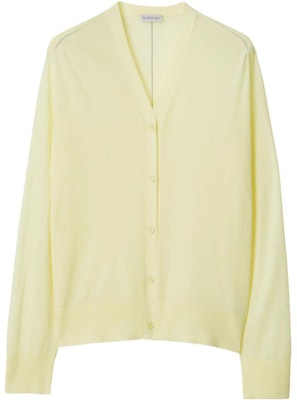 (W) Burberry FW23 Baju Sejuk Rajut Lengan Panjang Kuning Leher V. 80836361 Order (W) Burberry FW23 Baju Sejuk Rajut Lengan Panjang Kuning Leher V. 80836361