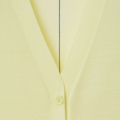 (W) Burberry FW23 Baju Sejuk Rajut Lengan Panjang Kuning Leher V. 80836361 Shop (W) Burberry FW23 Baju Sejuk Rajut Lengan Panjang Kuning Leher V. 80836361