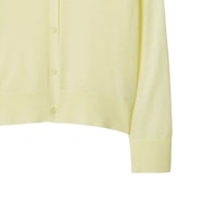 (W) Burberry FW23 Sweater Rajut Lengan Panjang Kuning V-Neck dengan Kancing. 80836361 Cheap (W) Burberry FW23 Sweater Rajut Lengan Panjang Kuning V-Neck dengan Kancing. 80836361