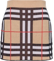 (Women) Burberry FW23 Striped Elastic Waist Casual Mini Skirt Multicolor. 80703521 (Women) Burberry FW23 Striped Elastic Waist Casual Mini Skirt Multicolor. 80703521