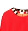 Shop (Women) Burberry FW23 Striped Red Crewneck Pullover Sweater. 80732101