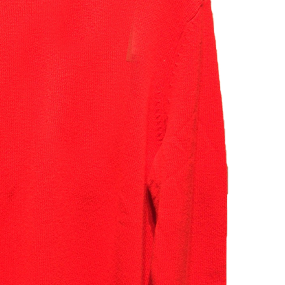 Sizing (Women) Burberry FW23  Striped Red Crewneck Pullover Sweater. 80732101