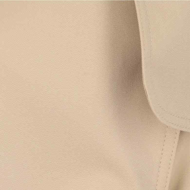 (Women) Burberry FW23  Trench Coat with Belt and Check Details in Khaki. 80763631 圖 4