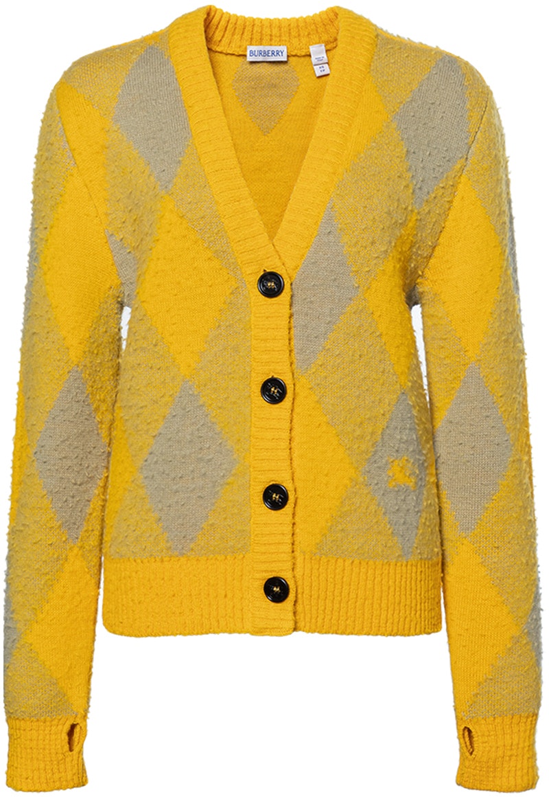 women-burberry-fw-23-argyle-v-neck-button-up-loose-knit-sweater-women-mimosa-yellow-80776841