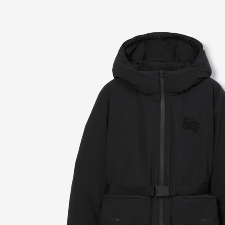 Details for (W) Burberry FW23 黑色連帽羽絨外套 80726641