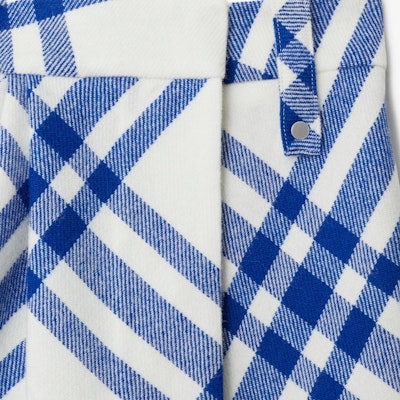 (Women) Burberry FW23 Colorblock Plaid Pleated Mini Skirt Women’s Blue 80774611 Shop (Women) Burberry FW23 Colorblock Plaid Pleated Mini Skirt Women’s Blue 80774611