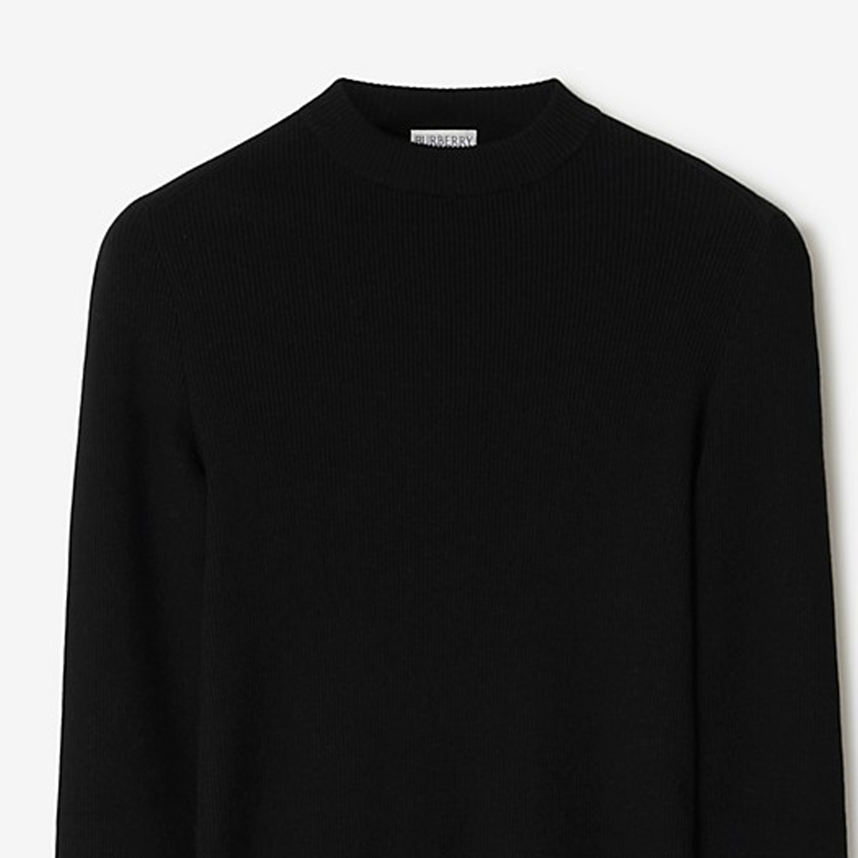 Lookbook (Women) Burberry FW23 Solid Color Equestrian Knight Logo Knit Sweater . 80776041