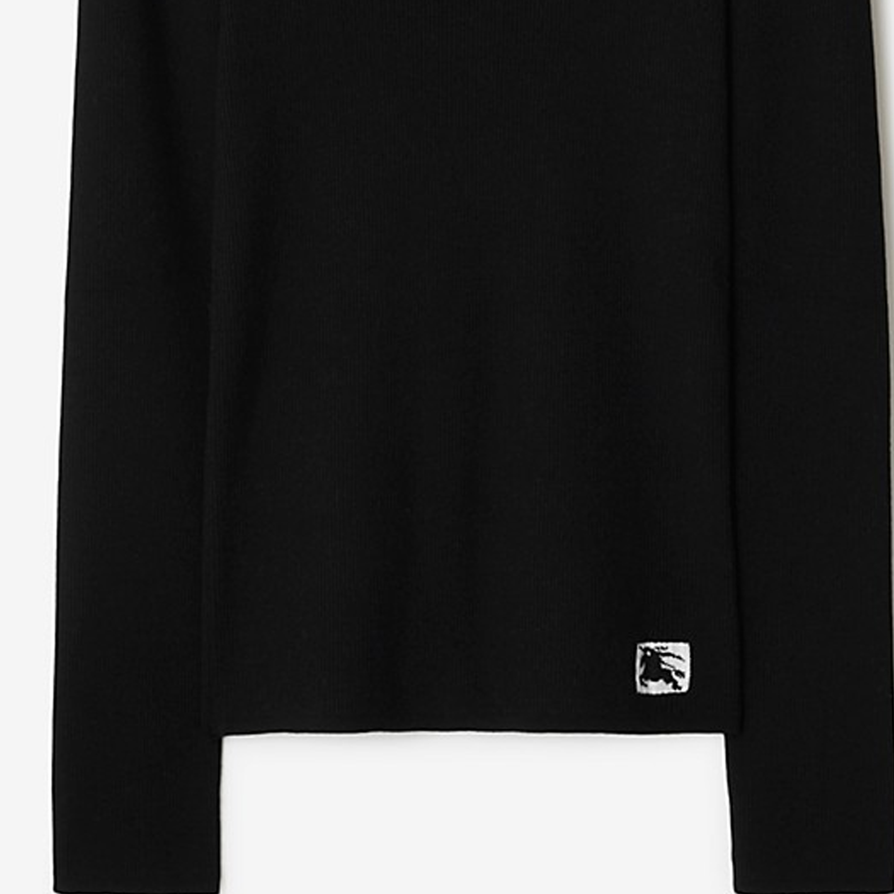 Purchase (Women) Burberry FW23 Solid Color Equestrian Knight Logo Knit Sweater . 80776041