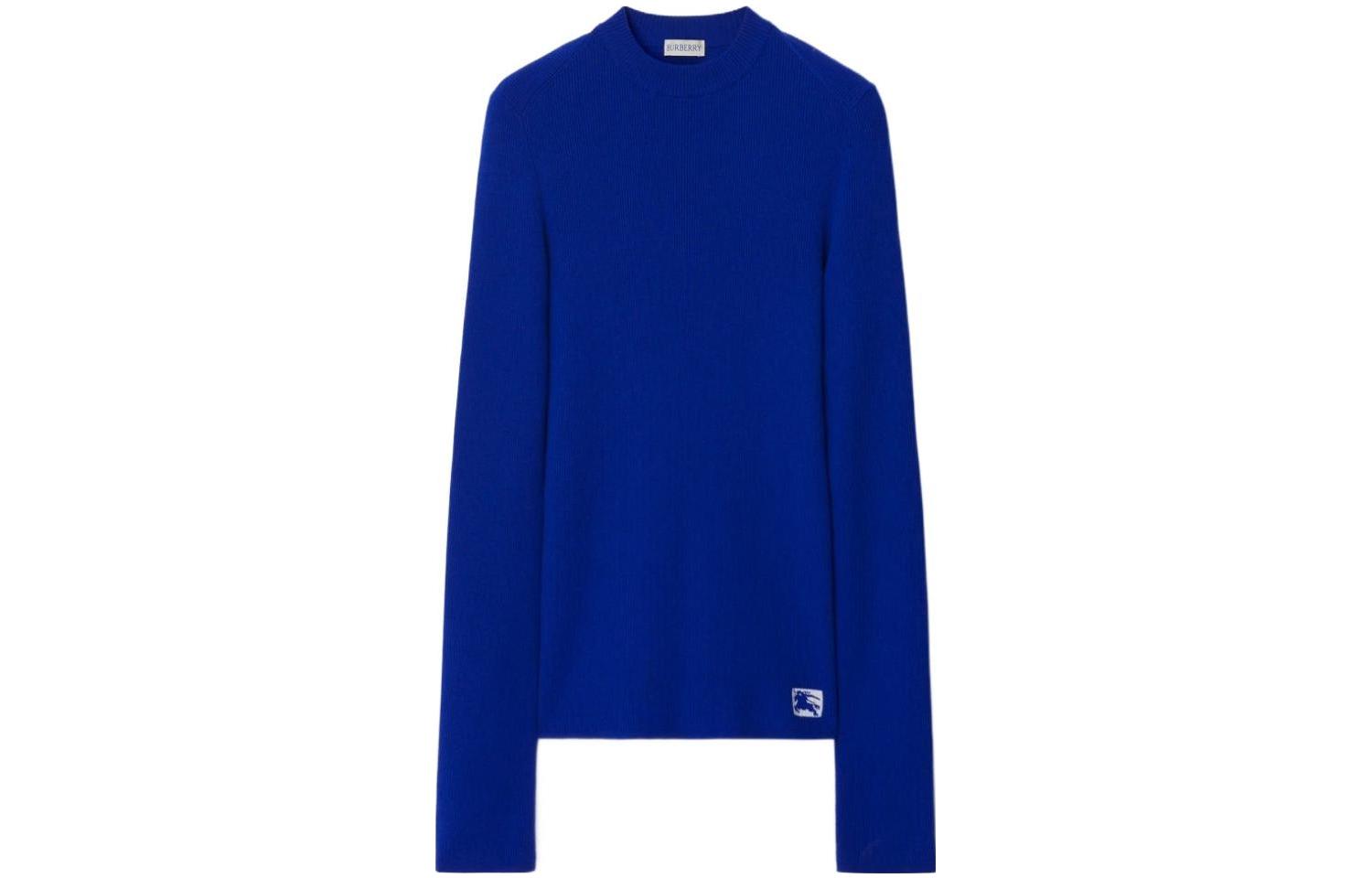 Details for (Women) Burberry FW23 Solid Color Equestrian Knight Logo Knit Sweater . 80776041