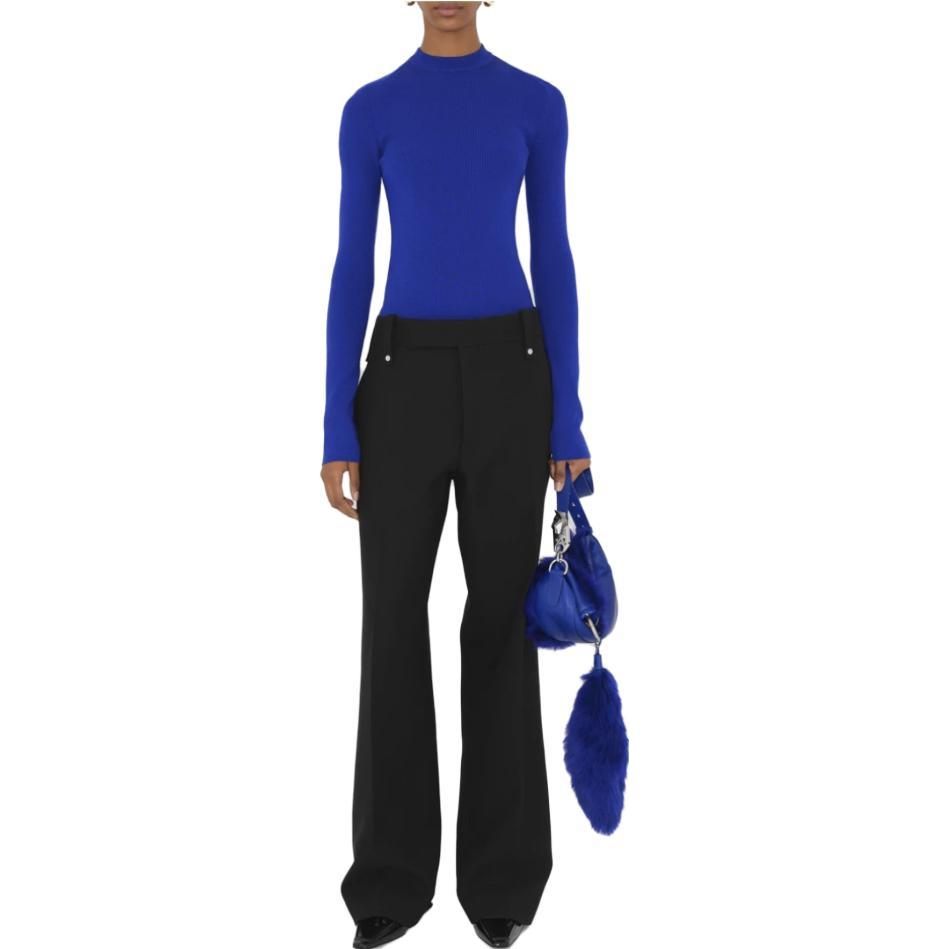 Cheap (Women) Burberry FW23 Solid Color Equestrian Knight Logo Knit Sweater . 80776041