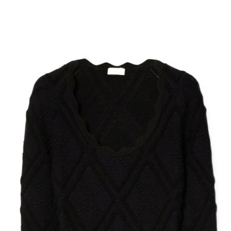 (Women) Burberry FW23 Solid Color Knit Long Sleeve Dress Women’s Black 80847111 圖 6