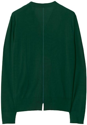 (W) バーバリー FW23 ソリッド Vネック シングルブレスト カーディガン レディース グリーン セーター 80835881 Lookbook (W) バーバリー FW23 ソリッド Vネック シングルブレスト カーディガン レディース グリーン セーター 80835881