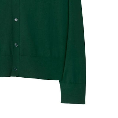 (W) バーバリー FW23 ソリッド Vネック シングルブレスト カーディガン レディース グリーン セーター 80835881 Cheap (W) バーバリー FW23 ソリッド Vネック シングルブレスト カーディガン レディース グリーン セーター 80835881