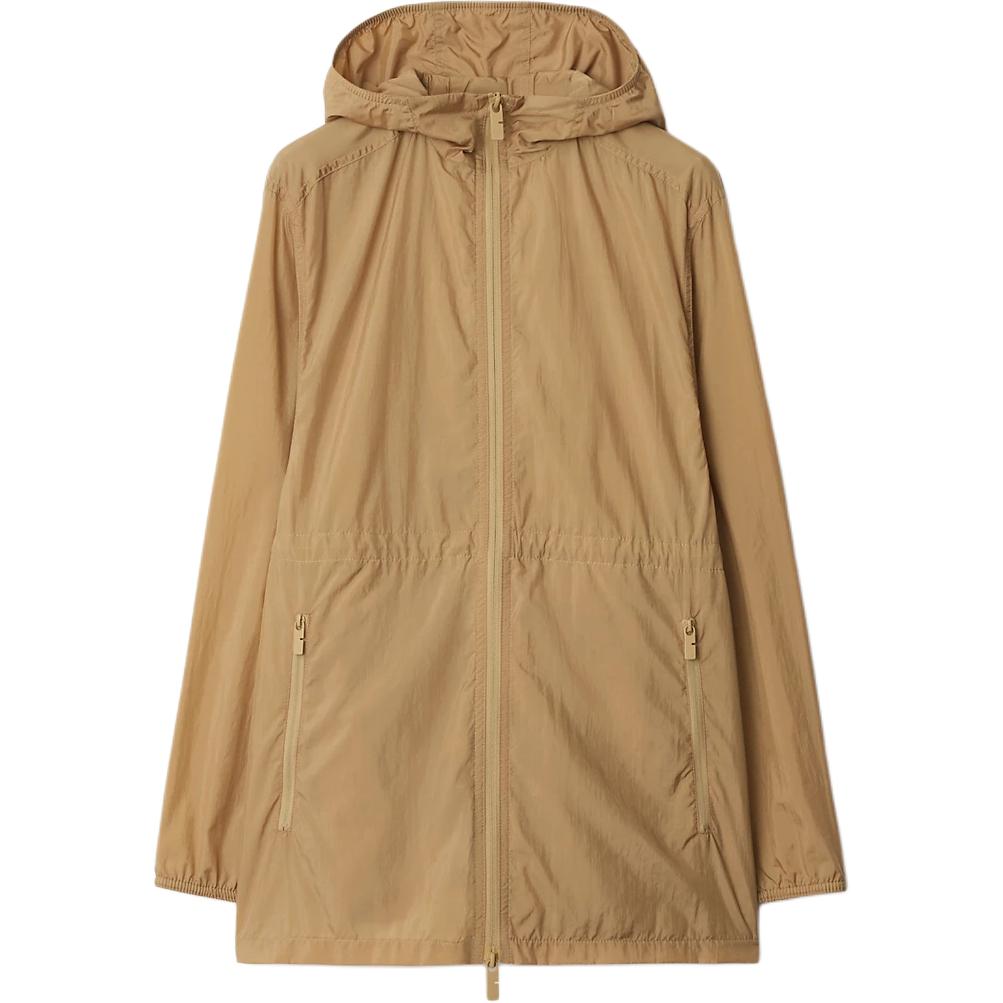 Order (W) 博柏利FW24 米色连帽宽松长袖夹克，配马术徽标。 80953641