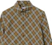 Details for (W) バーバリー FW24 チェック シングルブレスト 長袖シャツ カーキ 80982511