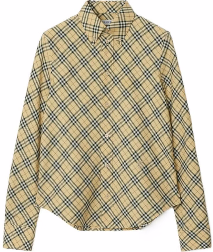 women-burberry-fw-24-checkered-print-long-sleeve-beige-shirt-80982551