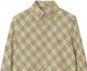 Purchase (W) Burberry FW24 格紋印花長袖米色襯衫 80982551