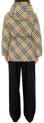 (Women) Burberry FW24 Hooded Long Sleeve Down Jacket Beige Equestrian Print. 80942421 Shop (Women) Burberry FW24 Hooded Long Sleeve Down Jacket Beige Equestrian Print. 80942421