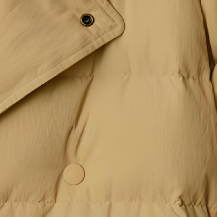 Details for (Women) Burberry FW24  Logo Double-Breasted Quilted Down Coat Beige. 809798611