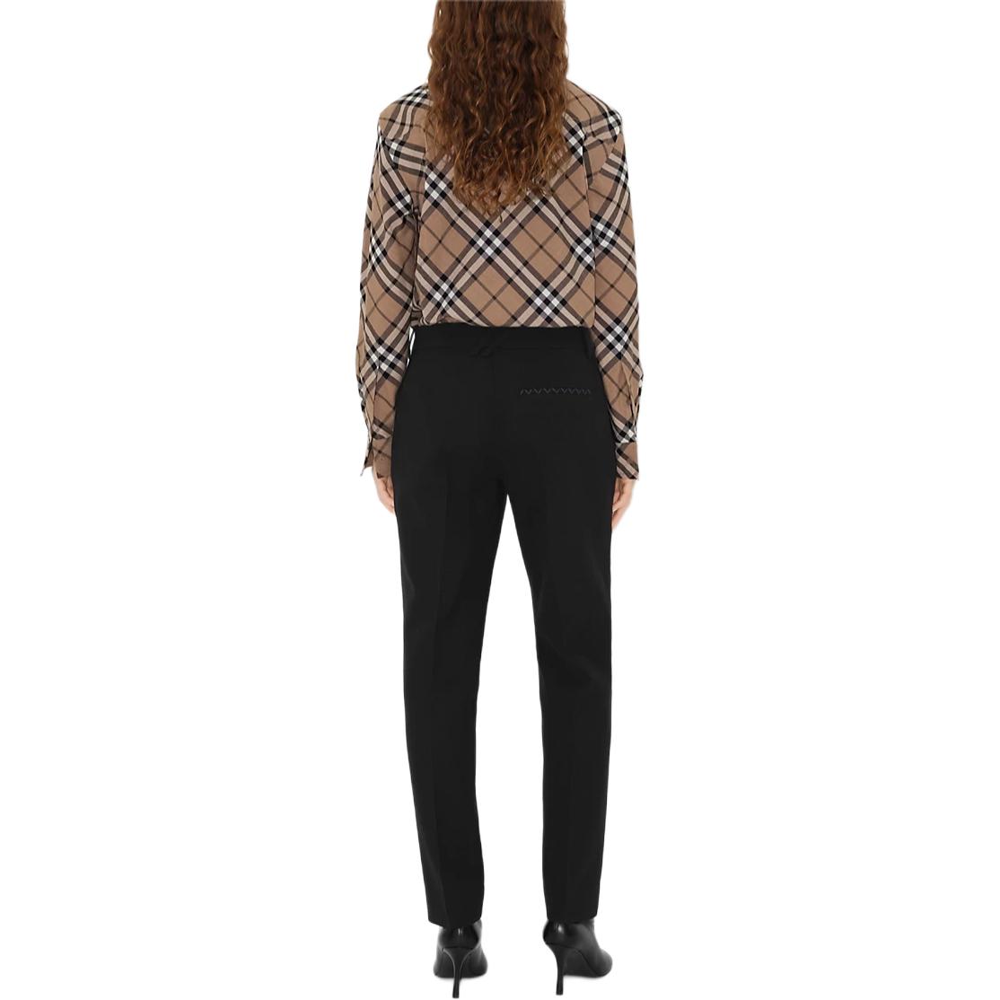 (Women) Burberry FW24  Multi-Color Loose Fit Long Sleeve Button-Up Shirt. 80933141 圖 5