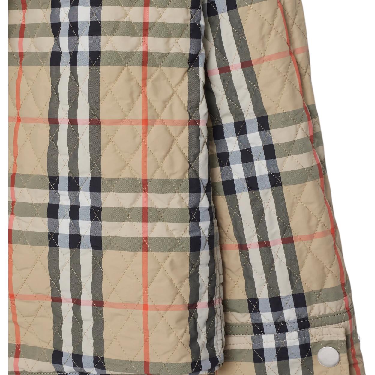 (Women) Burberry FW24  Reversible Quilted Long Sleeve Cotton Jacket Yellow 80938881 圖 7