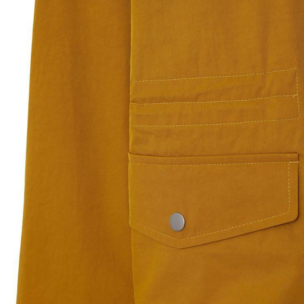 Details for (W) バーバリー FW24 ソリッドカラー ルーズフィット ジップ フーディ ジャケット オーカーイエロー 80954721