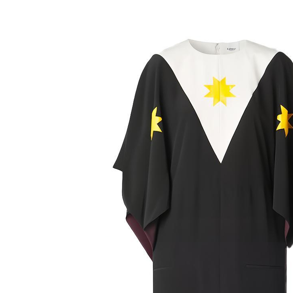 (Women) Burberry Geometric Print Silk Crepe Short Sleeve Dress. 80467321 圖 7