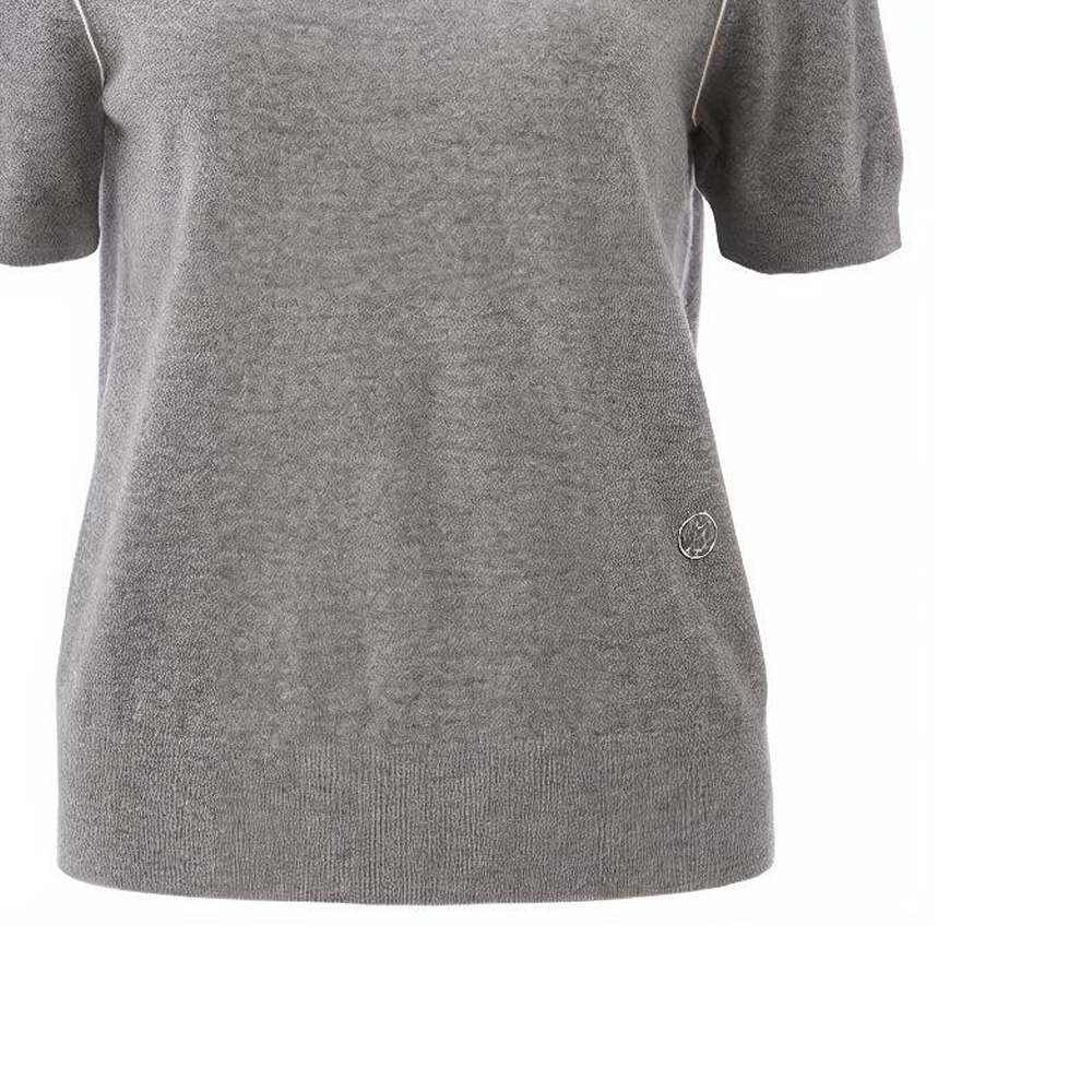 (Women) Burberry Gray Cashmere Knit Crew Neck Tee - Perfect Gift Choice 80294421 圖 7
