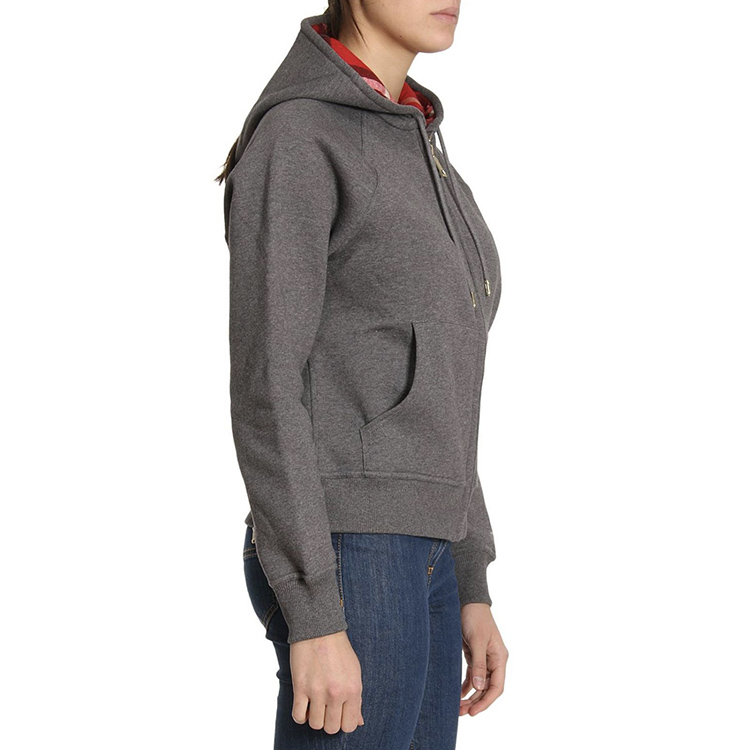 (Women) Burberry Gray Cotton Blend Casual Hoodie 40385251 圖 6