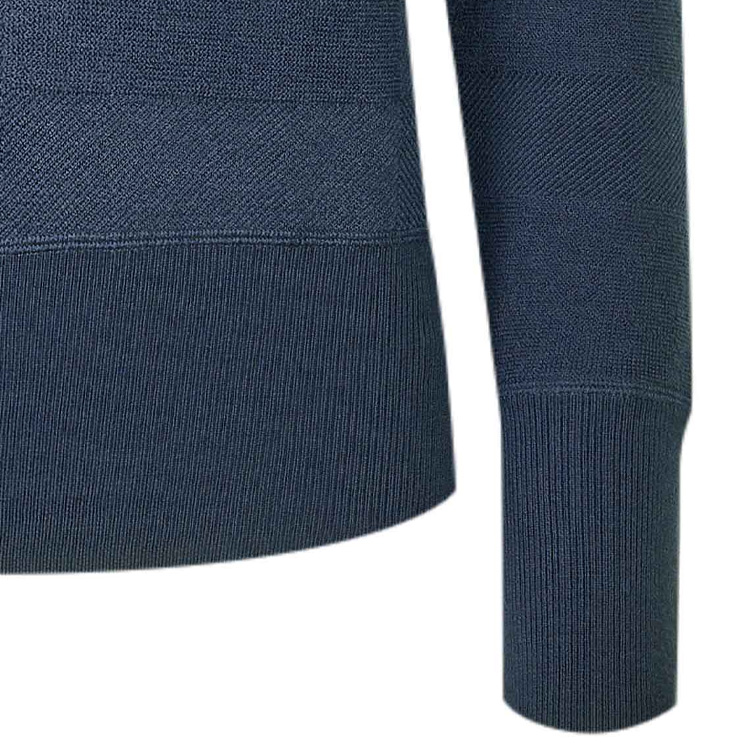 (Women) Burberry Gray Knit Check Crewneck Sweater 40123681 圖 8