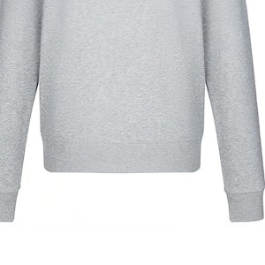 (W) 博柏利灰色口号印花圆领卫衣 80171561 Sizing (W) 博柏利灰色口号印花圆领卫衣 80171561