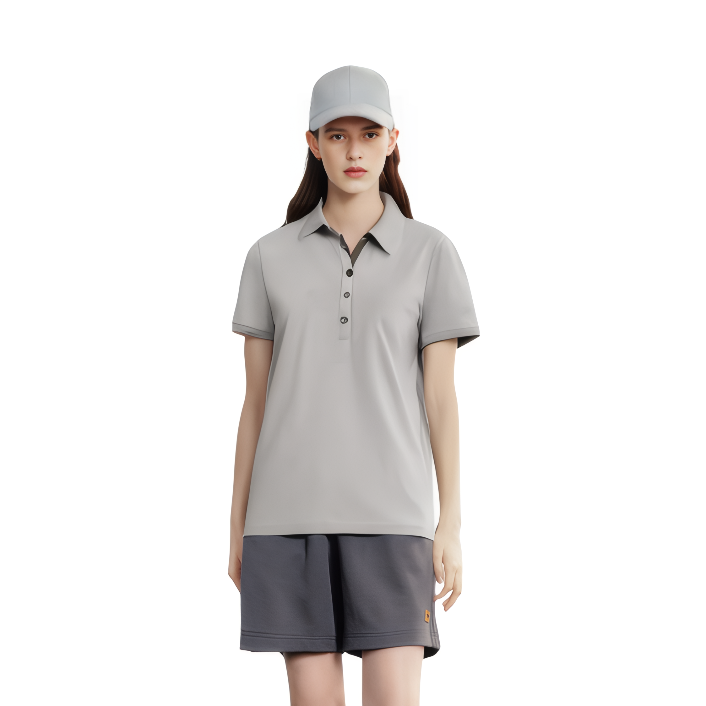(Women) Burberry Grey Logo Short Sleeve Polo Shirt 80041171 圖 4