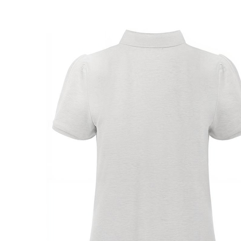 (Women) Burberry Grey Logo Short Sleeve Polo Shirt 80041171 圖 5