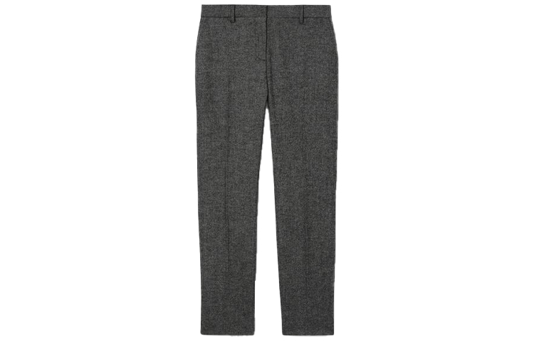 (Women) Burberry Grey Solid Straight-Cut Blended Suit Pants 80142241 圖 2