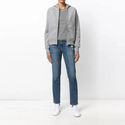 (W) Burberry 灰色拉鍊羊毛連帽外套 40561701 Details for (W) Burberry 灰色拉鍊羊毛連帽外套 40561701