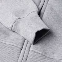 Sizing (W) Burberry Kelabu Hoodie Fleece Zip-Up 40561701